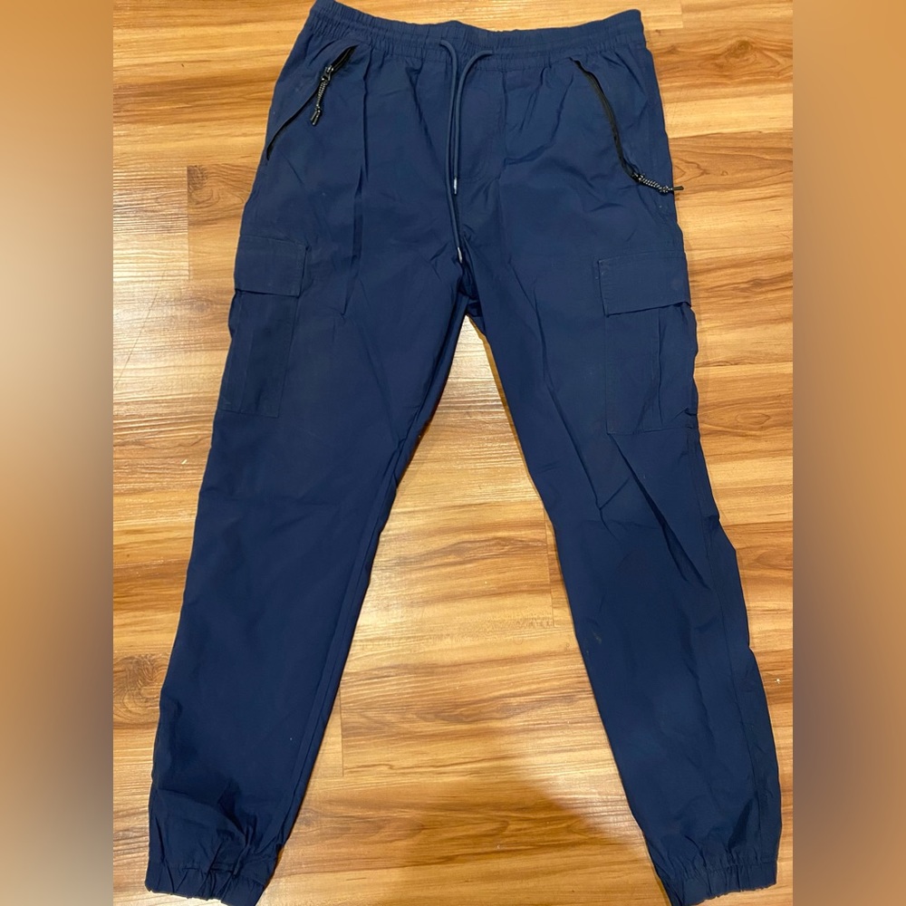 MENS AreopastaleThermal Joggers. SIZE 34-36 NAVY BLUE.